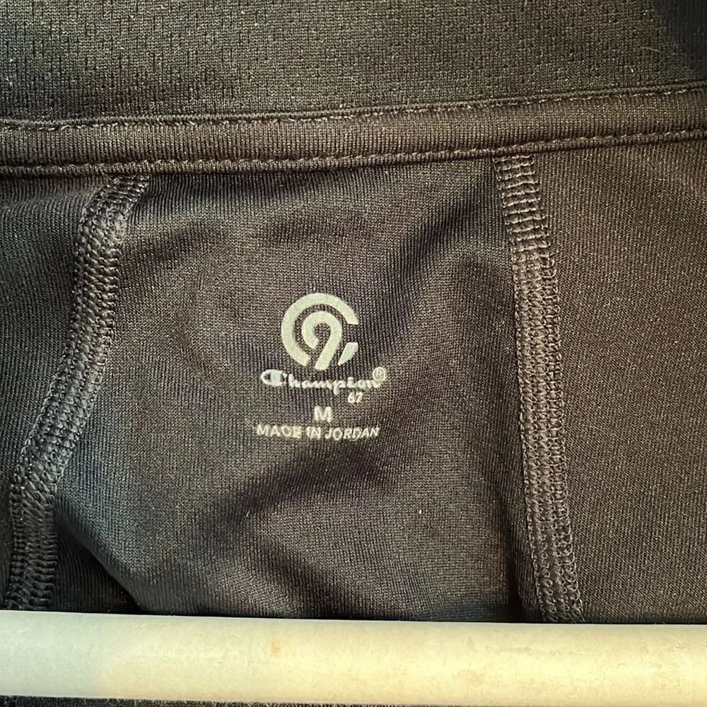 Champion athletic Jacket Size M GUC Black - Picture 3 of 4